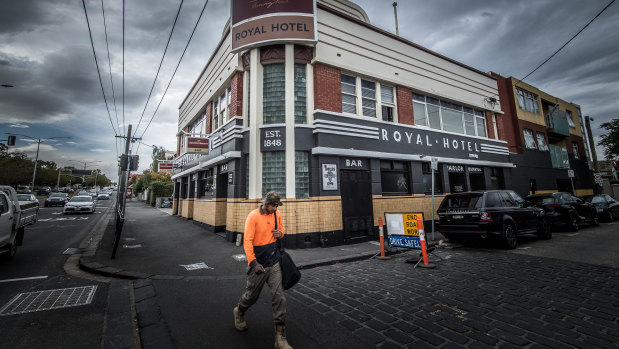 Richmond's Royal Hotel, which is one of the last topless pubs in Melbourne.