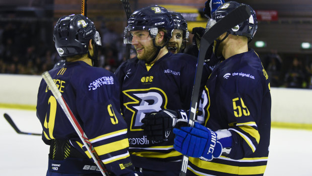 The Canberra Brave secured the AIHL minor premiership on Sunday. 