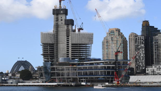 Crown is building a six-star casino complex at Barangaroo in Sydney.
