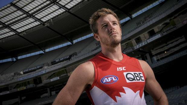 Much is riding on Luke Parker's shoulders this year in the Swans' midfield.