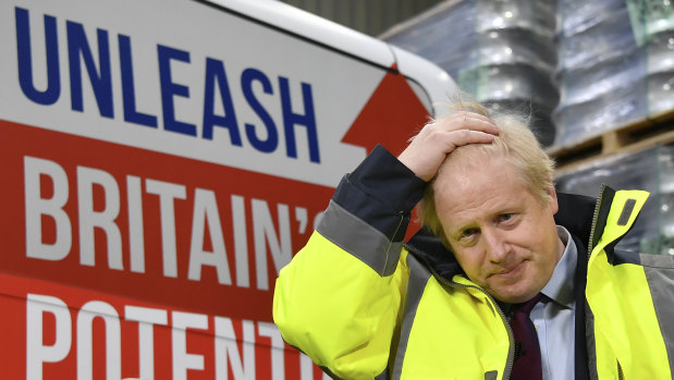 Prime Minister Boris Johnson on the campaign trail ahead of Thursdays election.