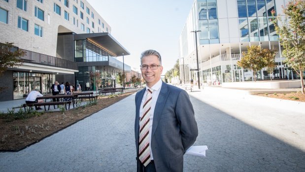 ANU Director of major projects Robert Hitchcock in the new Kambri hub.