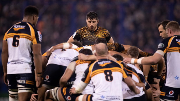 Where the problems start: The Brumbies set-piece was a real concern against the Jaguares.
