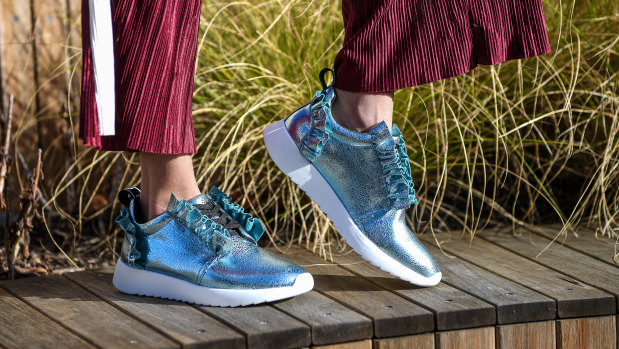 Cruelty free and cool ... Twoobs new sneakers are 100 per cent vegan.