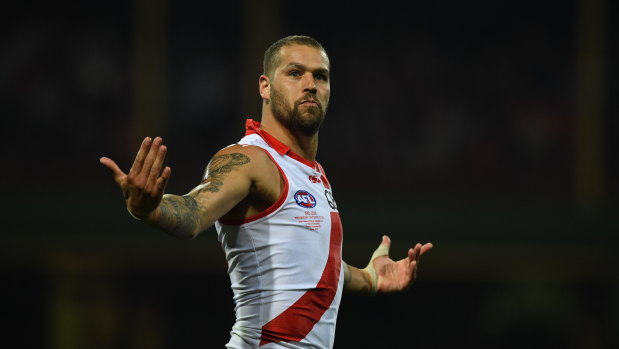Buddy brilliant: Lance Franklin is the glamour forward of the decade