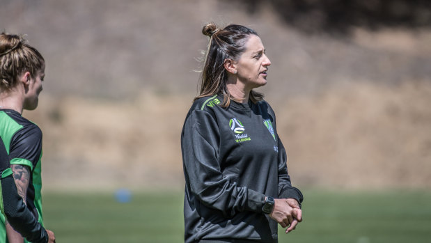 Heather Garriock says Canberra United are in a better spot than they were last season.