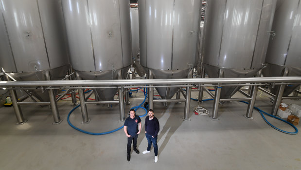 Paul Bowker and Andrew Scrimgeour are two of the founders of Brick Lane Brewing
