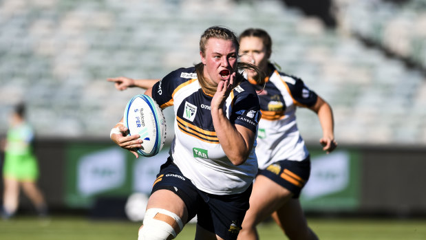 Brumbies star No. 8 Tayla Stanford was injured after just 15 minutes.