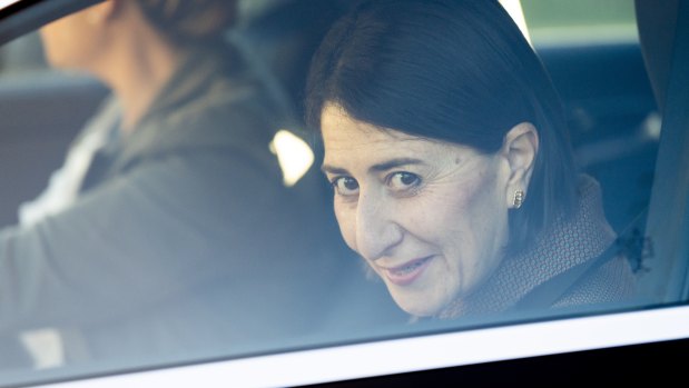 Gladys Berejiklian on Friday, a day after the ICAC found she engaged in serious corrupt conduct.