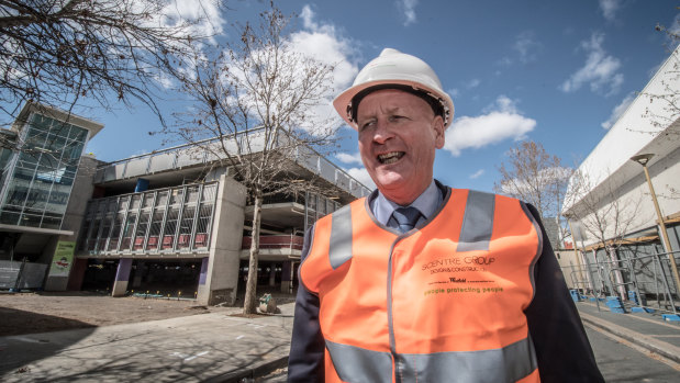 Scentre Group regional manager Malcolm Creswell, pictured, said demolition work for the new $21 million dining precinct started this month.