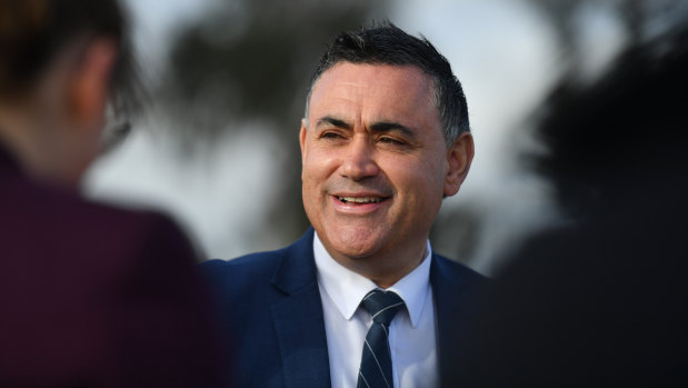 NSW Deputy Premier John Barilaro said "the last thing our primary producers need is a bunch of academics telling people how to live their lives and hurting our already struggling farmers in the process".