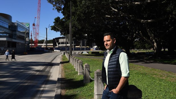 Independent MP Alex Greenwich said event car parking was the biggest threat to Moore Park.