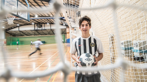 Zac Barbatano is the youngest player in the Canberra premier league. 