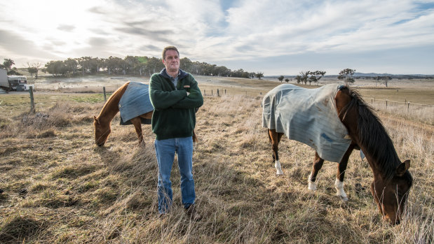 Sutton farmer Peter Gillett worries about the prospect of a proposed solar farm within 400 metres of his home.
