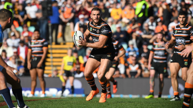 No happy ending: Robbie Farah  shapes to pass on his return to Leichhardt Oval.