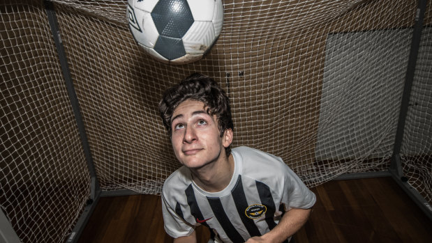 Barbatano, 15, made his first-grade debut for Gungahlin United earlier this month. 