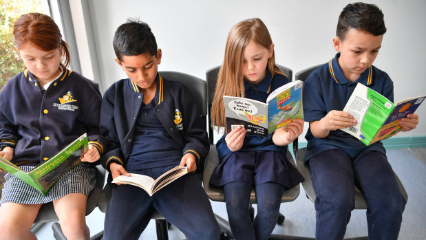 Bayswater West Primary students spend an hour reading every day. 