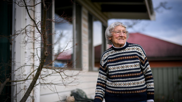 MASS founder Joan Curtis at her home in Mansfield. The first camp for autistic kids and their families in 1968 was only supposed to be a one off. 