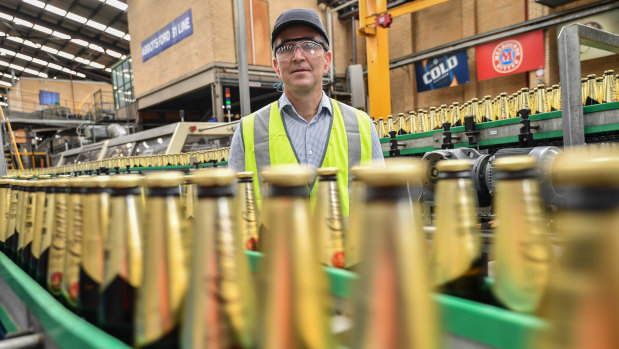 Carlton & United Breweries chief executive Peter Filipovic.