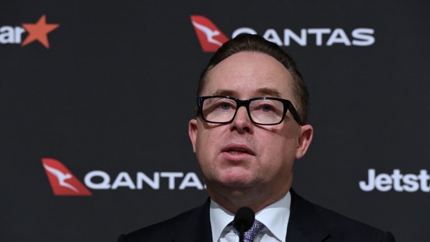 Qantas Group CEO Alan Joyce on Thursday: he says the past six months of the pandemic have been the toughest for the airline. 