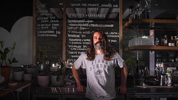 Luke Ashton in his now closed bar This Must Be The Place in Darlinghurst said he decided to shut up shop "and wait for things to change" rather than continue to ride out the lockout laws. 