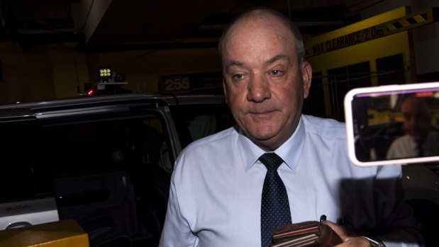 Daryl Maguire arrives at the ICAC on Friday.