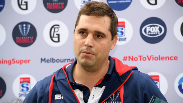 Melbourne Rebels coach Dave Wessels.