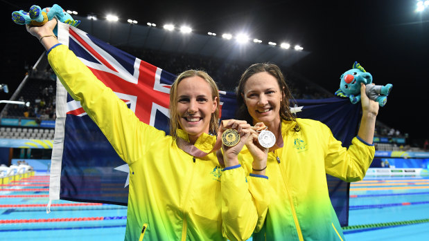 The Campbell sisters will take part in the breakaway swimming competition.