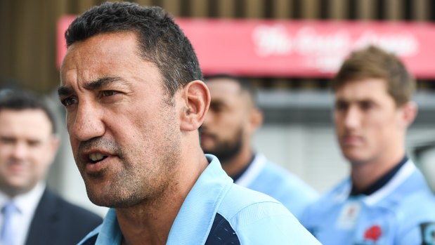 Going nowhere: Daryl Gibson has extended his stay with the Waratahs.