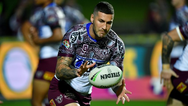 Joel Thompson has re-signed with Manly.
