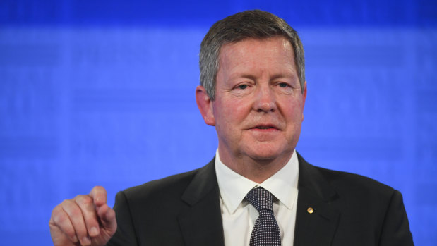 Australian Olympic Committee CEO Matt Carroll addressed the National Press Club in Canberra on Wednesday.