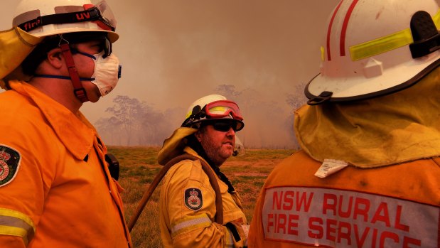 Firefighters are at risk of suffering a number of health issues as they put their lives on the line to save NSW towns and communities.