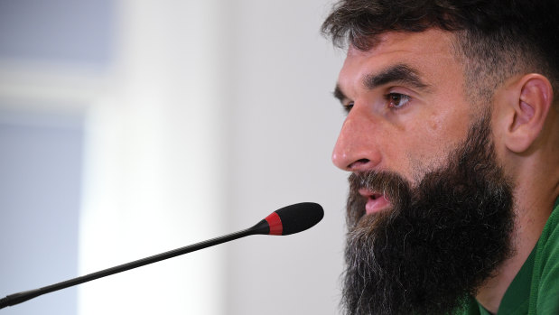 Such is life: Mile Jedinak's iron will (if not his Ned Kelly-esque whiskers) has made him a force in Australian football.