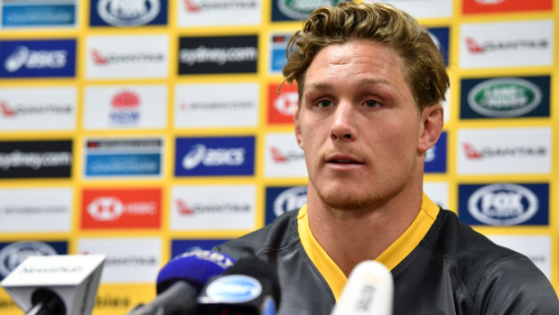 Cool heads: Michael Hooper believes composure will go a long way towards beating the All Blacks.