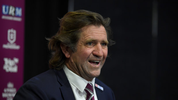 Sea Eagles coach Des Hasler is one win away from another grand final.