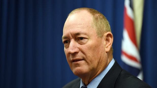 No regrets: Queensland senator Fraser Anning doubled down on his remarks at a press conference on Monday.