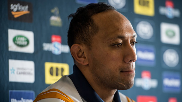 Time has come: Lealiifano at Monday's announcement.