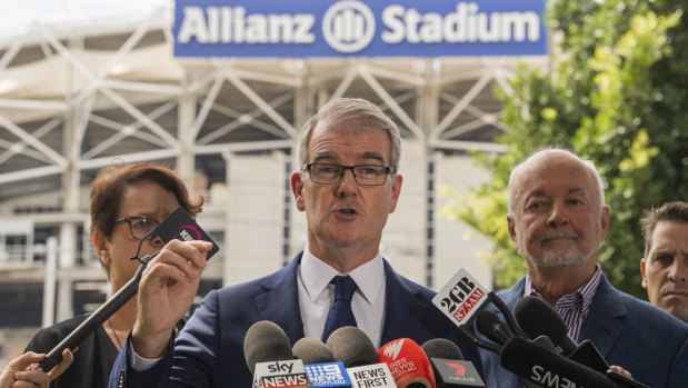 NSW Labor leader Michael Daley has campaigned hard on not overspending on upgrading stadiums.
