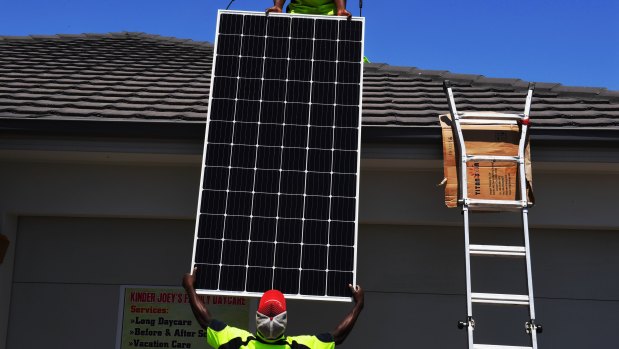 Solar panels are now on more than 2 million Australian homes.