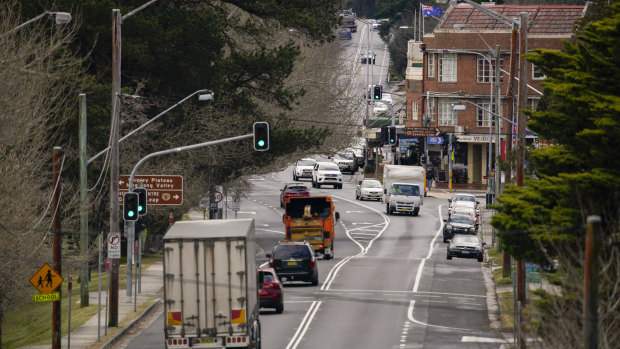 The upgrade of the Great Western Highway is intended to improve safety and remove congestion from Blue Mountains towns such as Blackheath.
