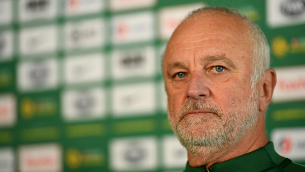 Socceroos coach Graham Arnold.