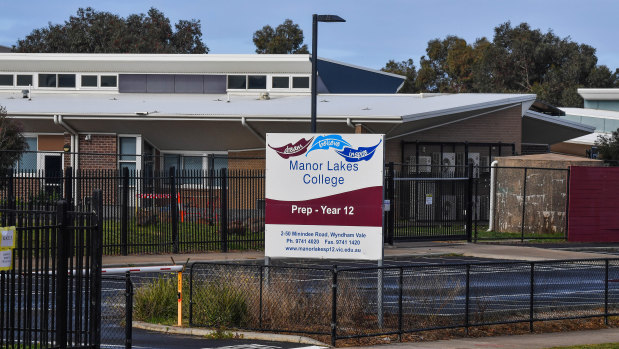 Manor Lakes P-12 College was shut down after a senior student tested positive to COVID-19.