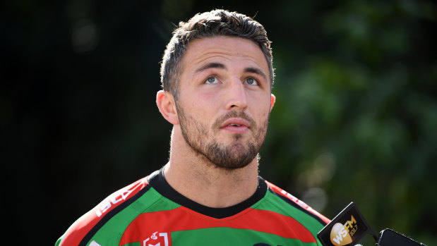 Sam Burgess is under scrutiny for his comments about the NRL judiciary system.