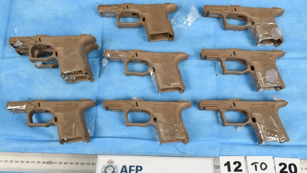 As part of the operation officers seized a large number of items, including 60 gun receivers.