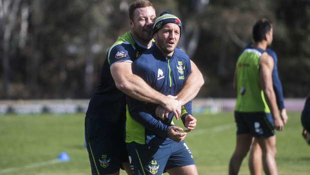 The Raiders had to hold Josh Hodgson back, but now he's ready to return.