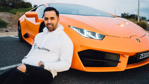 "I don’t stop because I don't want to lose the lifestyle I have right now":  Melbourne real estate agent Zed Nasheet.