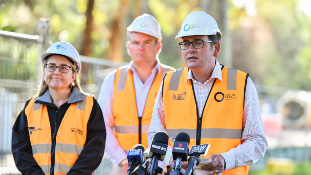 The Andrews government has instigated a gargantuan public works program since coming to office in 2014.