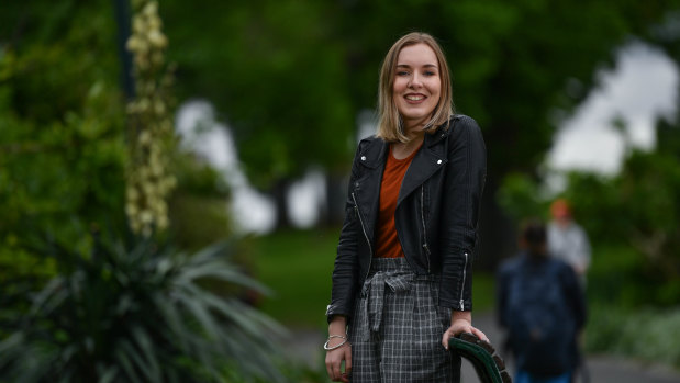 Brittany Witnish 'got lucky' with support to get through year 12 and into higher education.