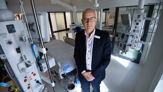 Head of the intensive care unit at the Royal Melbourne Hopsital, Associate Professor Chris MacIsaac.