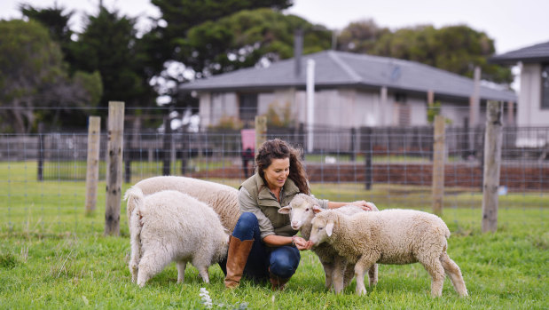 Katie Lamaro owner of Five Acres farm stay on Phillip Island is excited to welcome back visitors. 